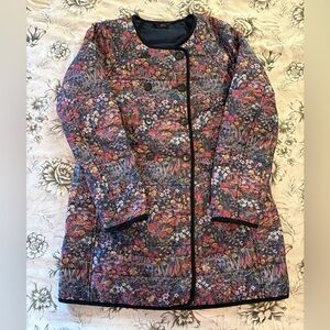J Crew Liberty Floral puffy jacket